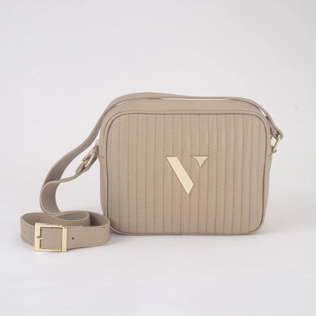 Vestirsi  Kirsty Bag | Beige with Gold Hardware available at Rose St Trading Co