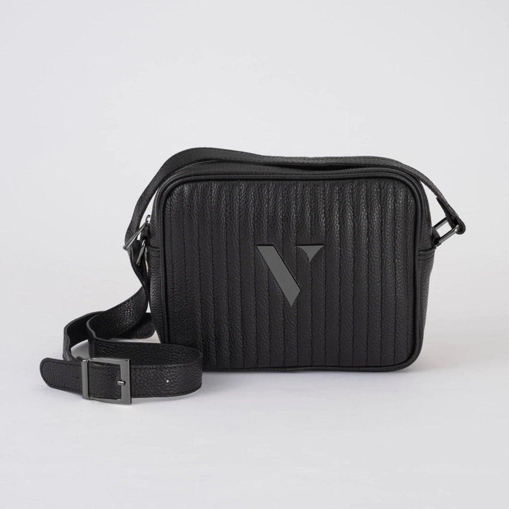 Vestirsi  Kirsty Bag | Black with Gunmetal Hardware available at Rose St Trading Co