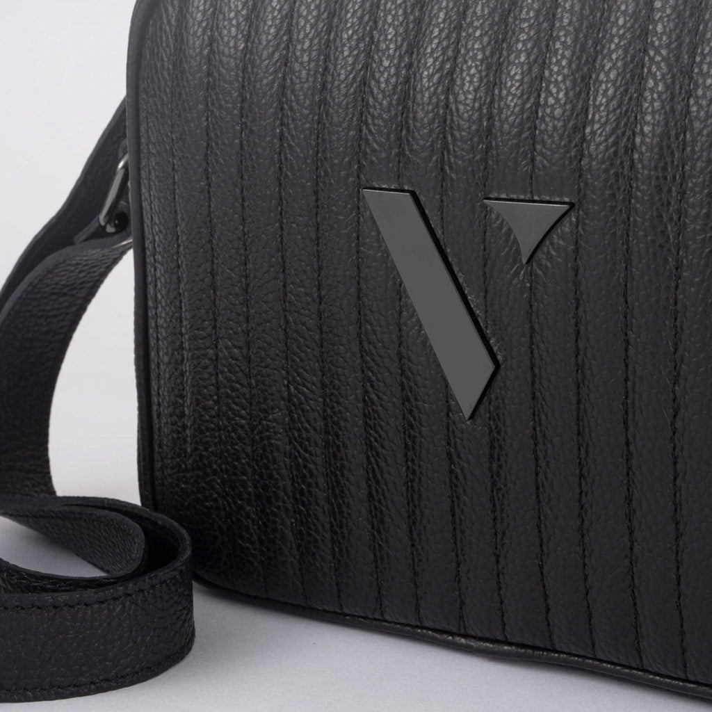 Vestirsi  Kirsty Bag | Black with Gunmetal Hardware available at Rose St Trading Co