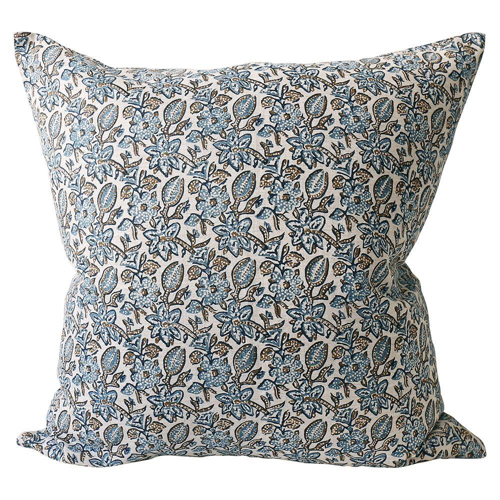 Walter G  Krabi Tobacco Linen Cushion -55 x 55cm available at Rose St Trading Co