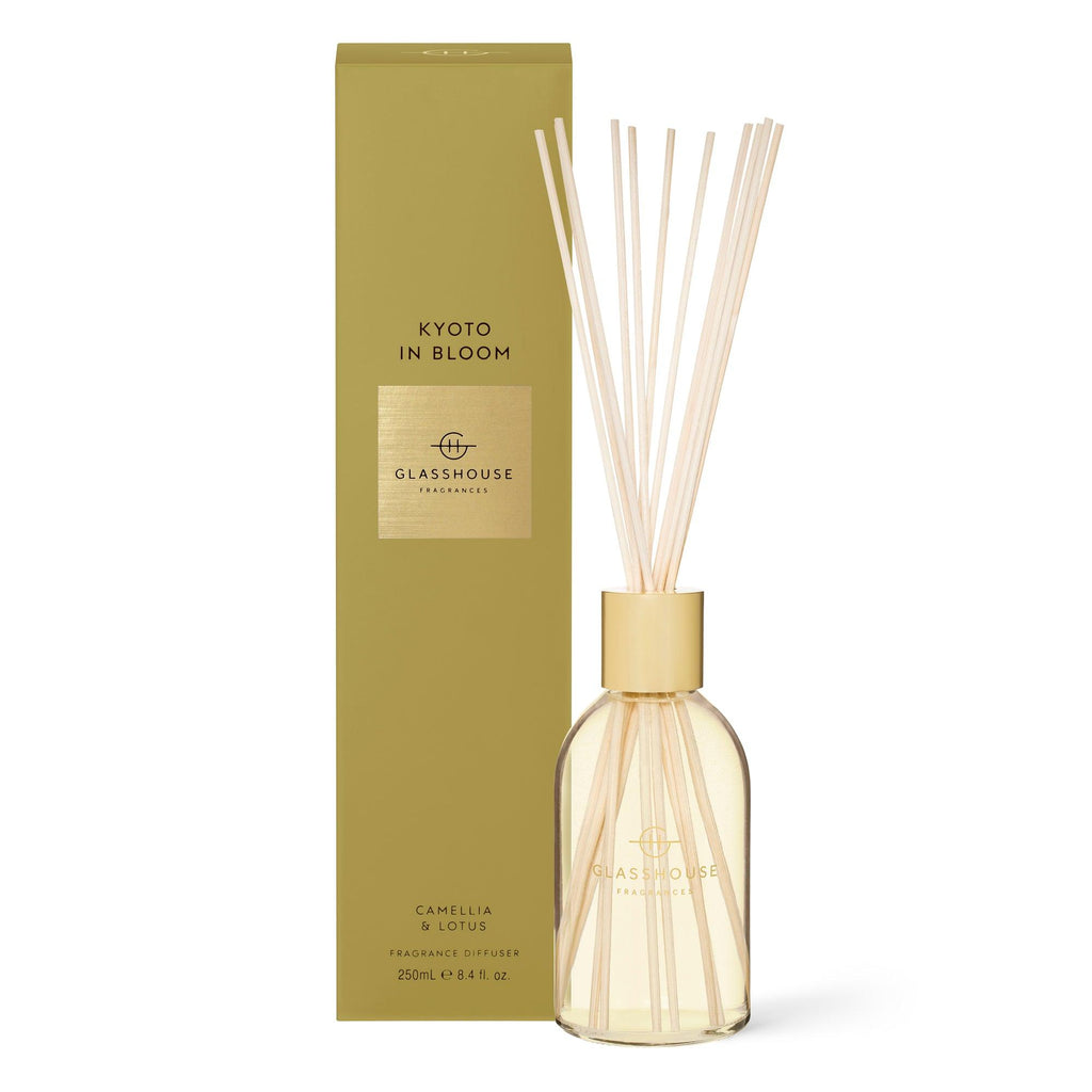 Glasshouse Fragrance  Kyoto in Bloom Diffuser available at Rose St Trading Co