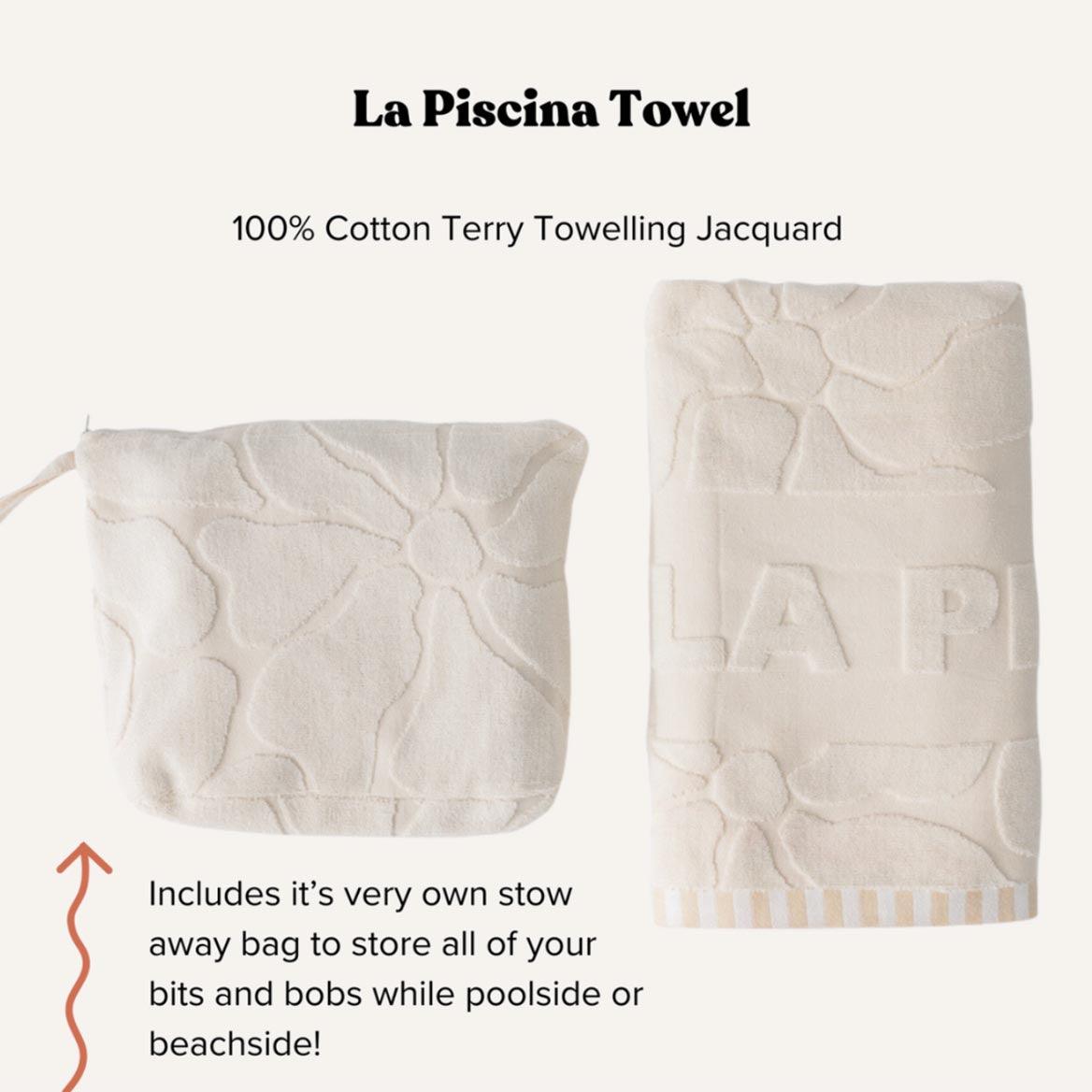 La Piscina Towel | Lilac - Rose St Trading Co