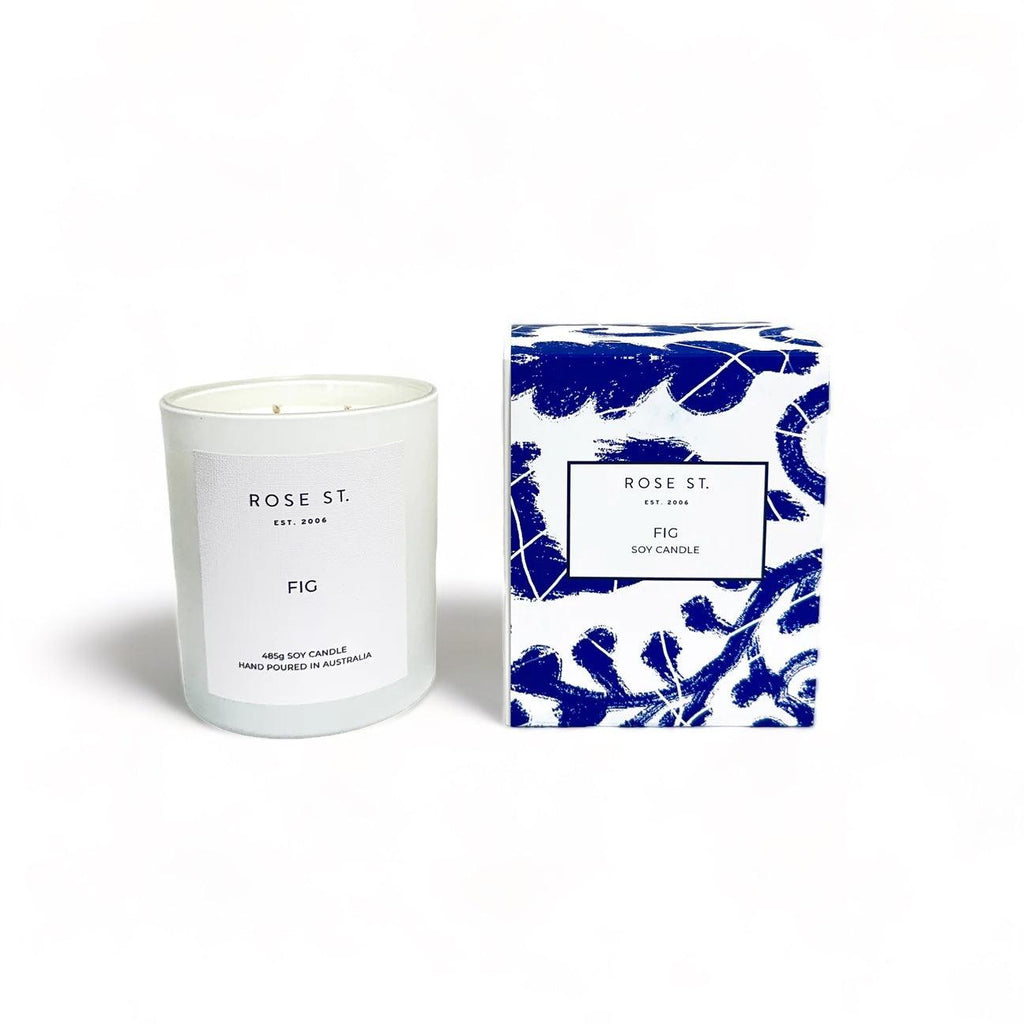 Large Candle | Fig - Rose St Trading Co