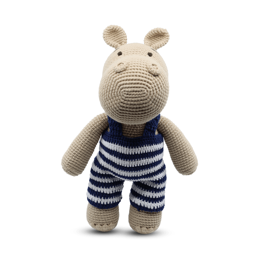 Snuggle Buddies  Large Standing Toy | Hippo available at Rose St Trading Co