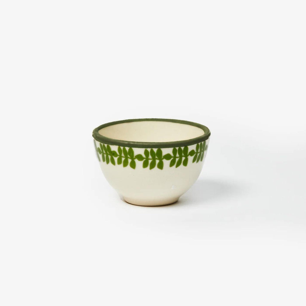 Leaf Green Small Bowl - Rose St Trading Co