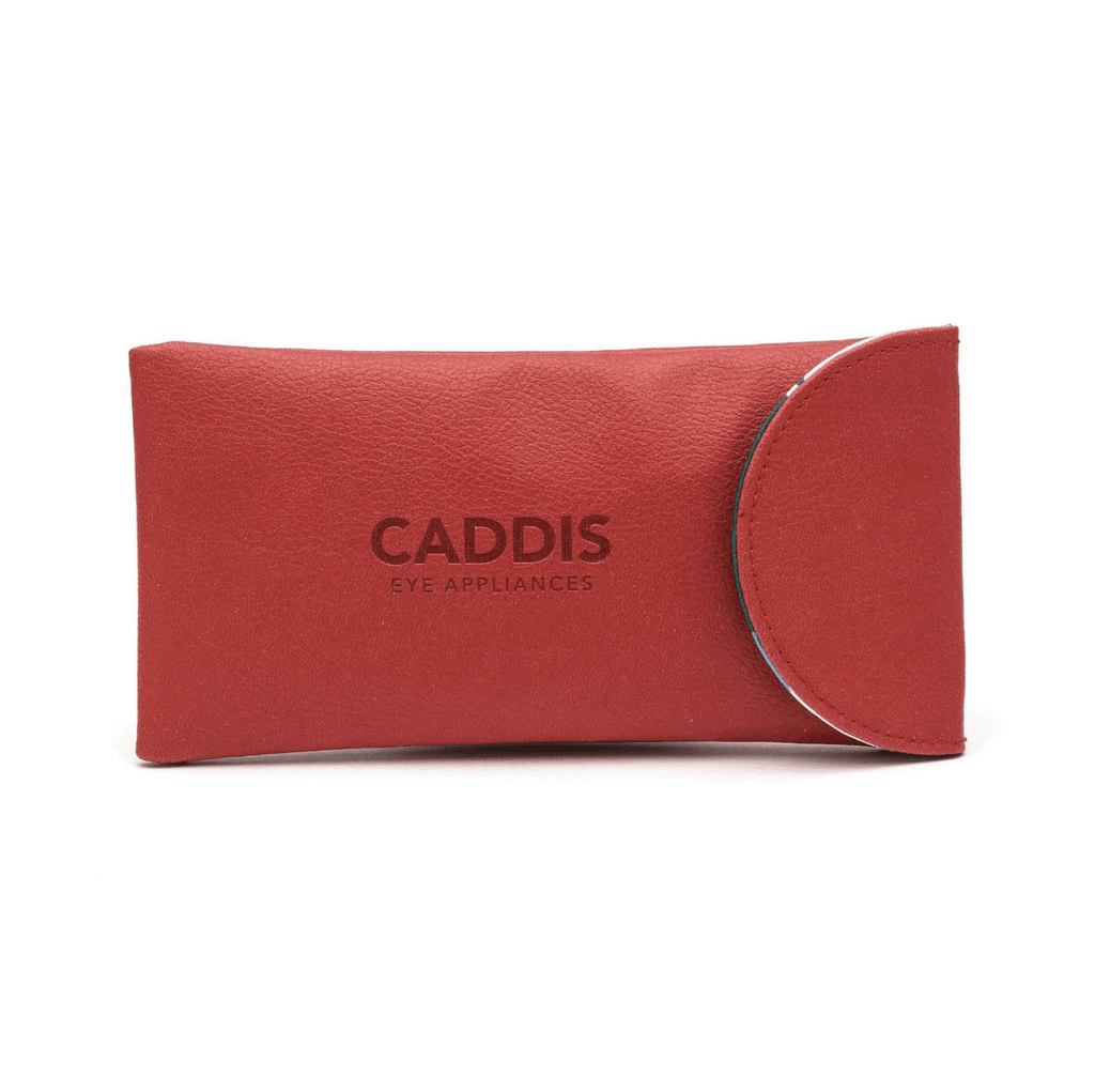 CADDIS  Leather Glasses Case | Ruby Red available at Rose St Trading Co