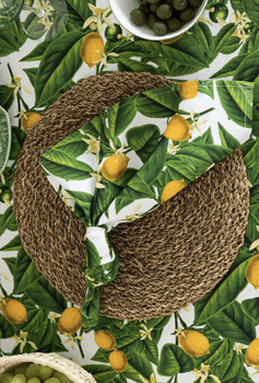 RSTC  Lemon Napkins | Set of 4 available at Rose St Trading Co