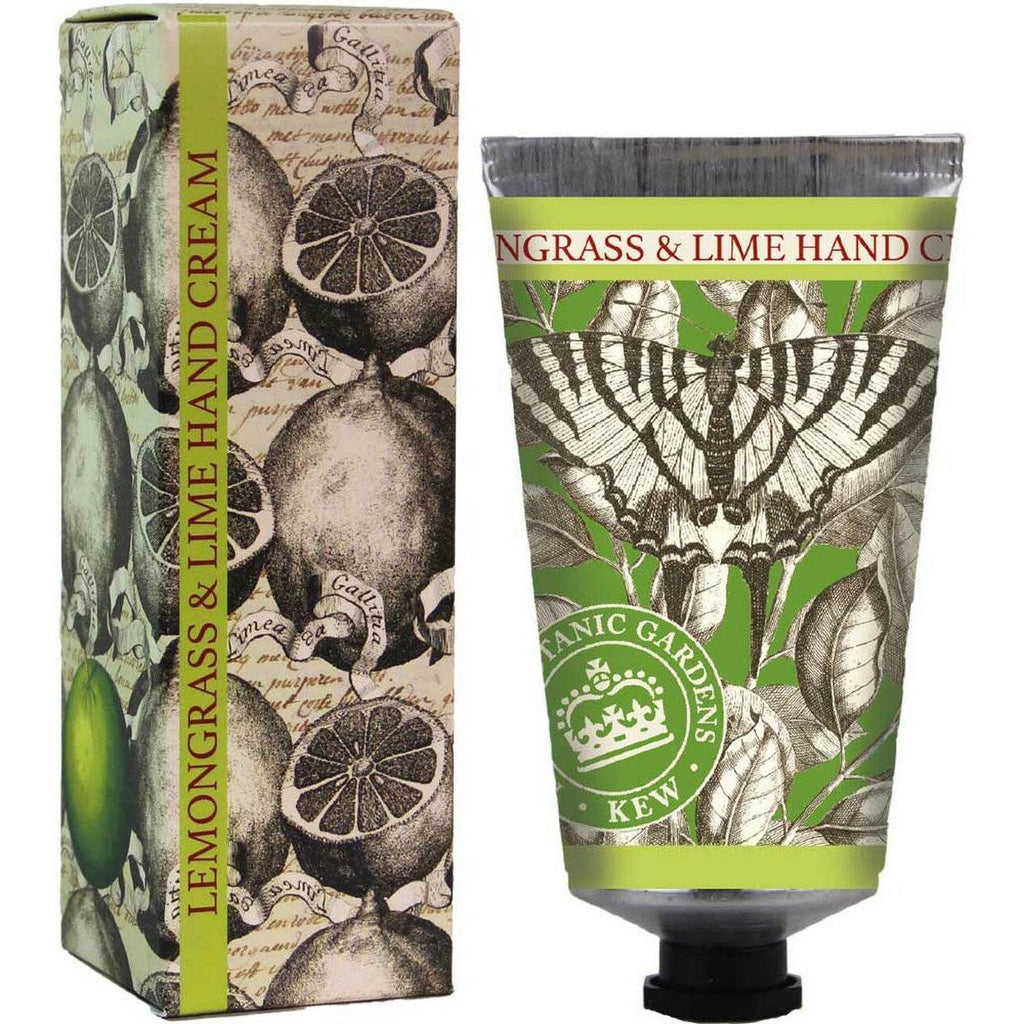 Kew Gardens  Lemongrass & Lime Hand Cream available at Rose St Trading Co