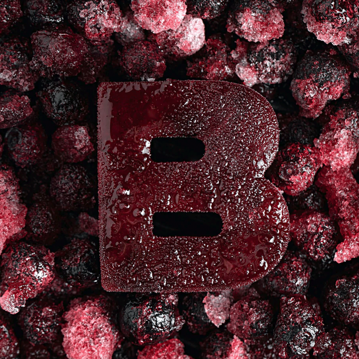 Drinks Plinks  Letter B Silicone Tray available at Rose St Trading Co