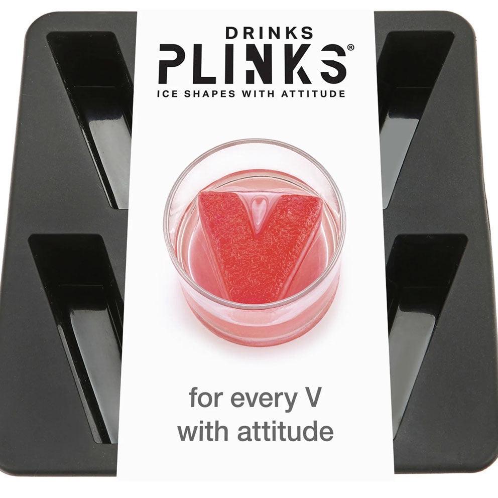 Drinks Plinks  LETTER V Silicone Tray available at Rose St Trading Co