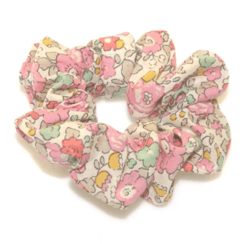 Goody Gumdrops  Liberty Betsy Ann Scrunchie | Pink - Green available at Rose St Trading Co