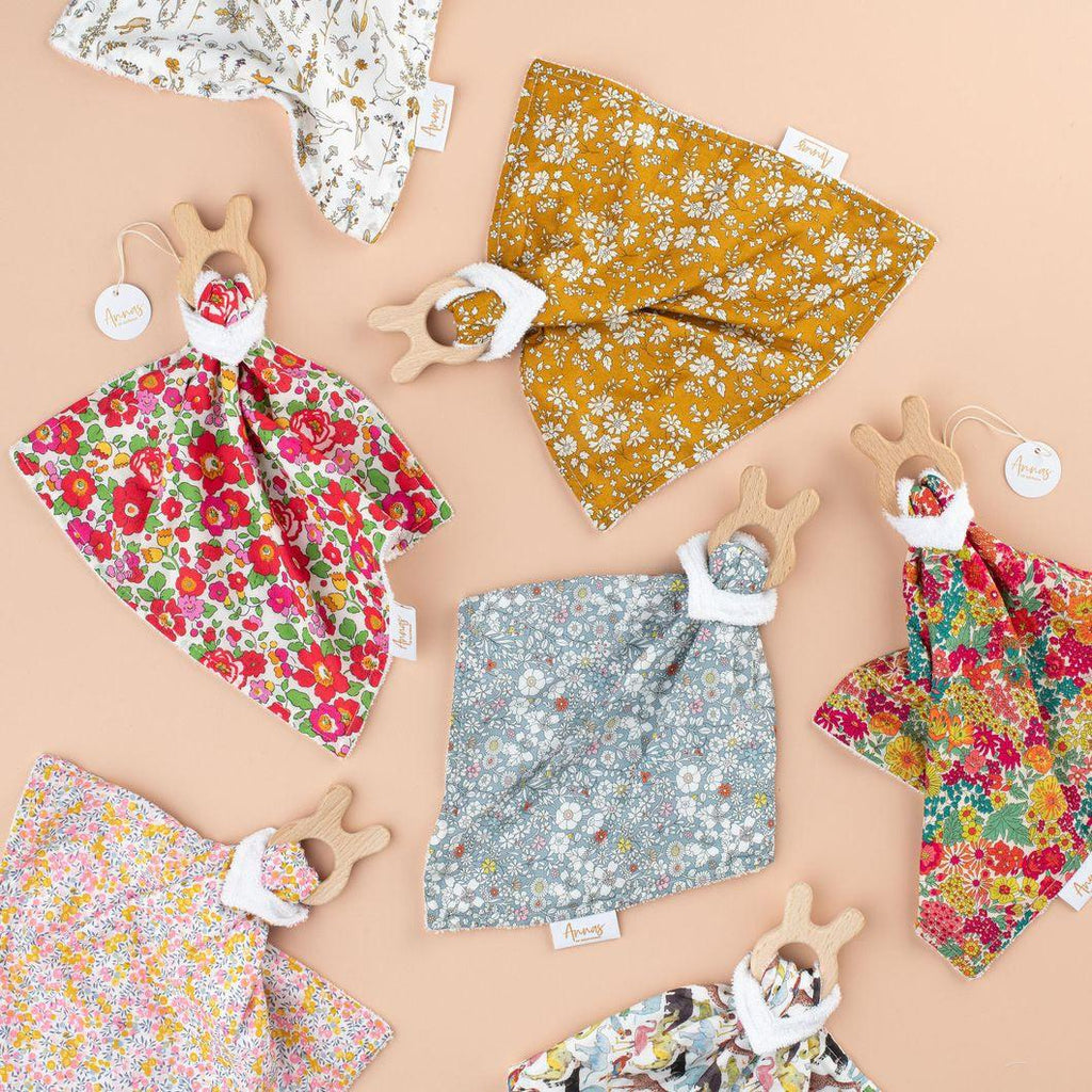 Annas of Australia  Liberty Print Comfort/Teether available at Rose St Trading Co