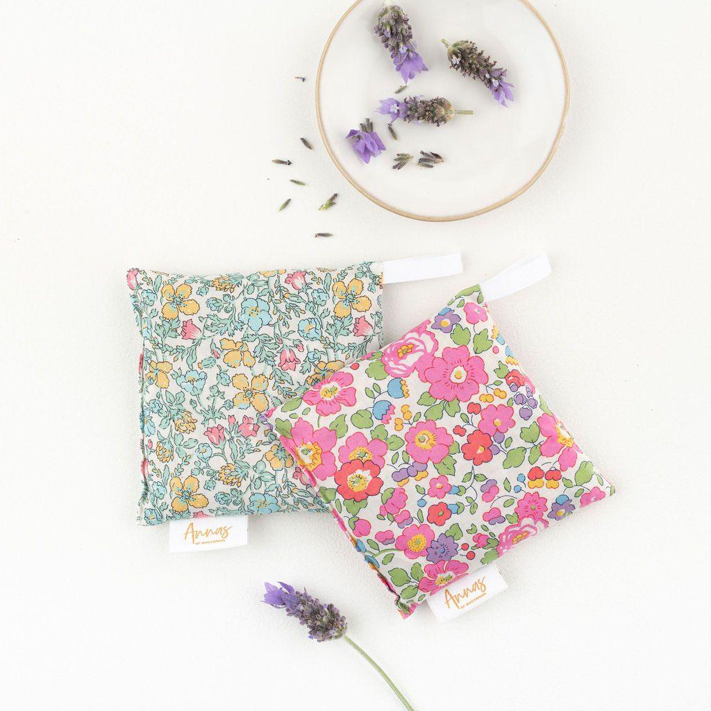 Annas of Australia  Liberty Print Lavender Sachets available at Rose St Trading Co