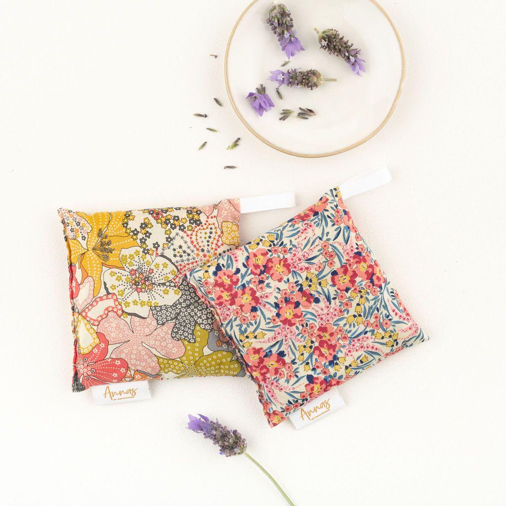 Annas of Australia  Liberty Print Lavender Sachets available at Rose St Trading Co