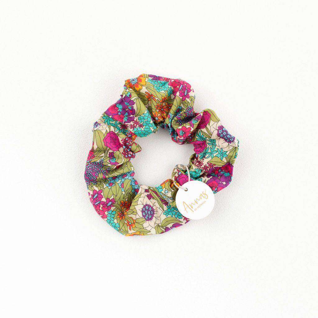 Annas of Australia  Liberty Print Scrunchies available at Rose St Trading Co