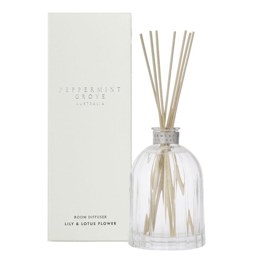Peppermint Grove  Lily + Lotus Flower | Diffuser available at Rose St Trading Co