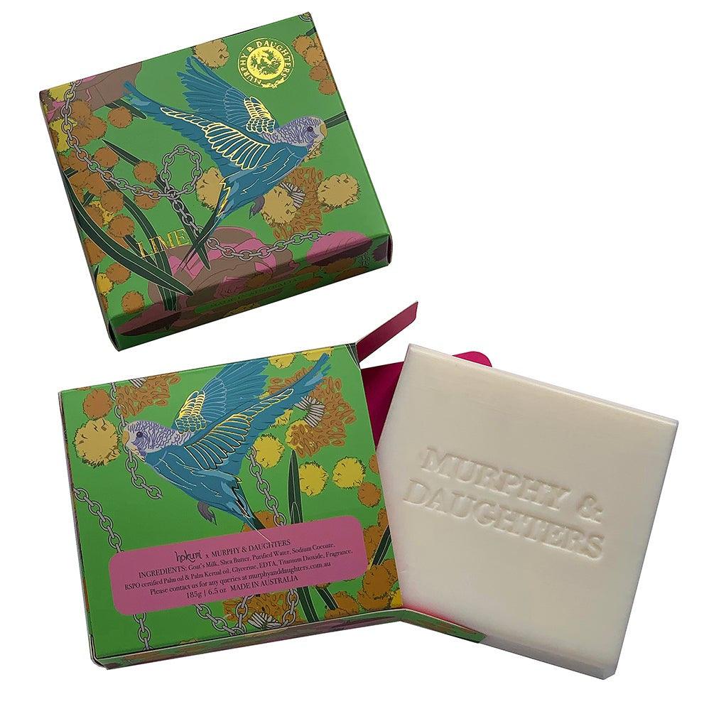 Murphy & Daughters  Lime Hokum Soap available at Rose St Trading Co