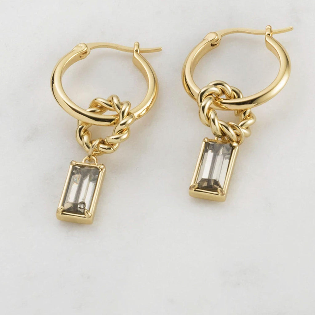 Zafino  Liza Earring | Smokey available at Rose St Trading Co