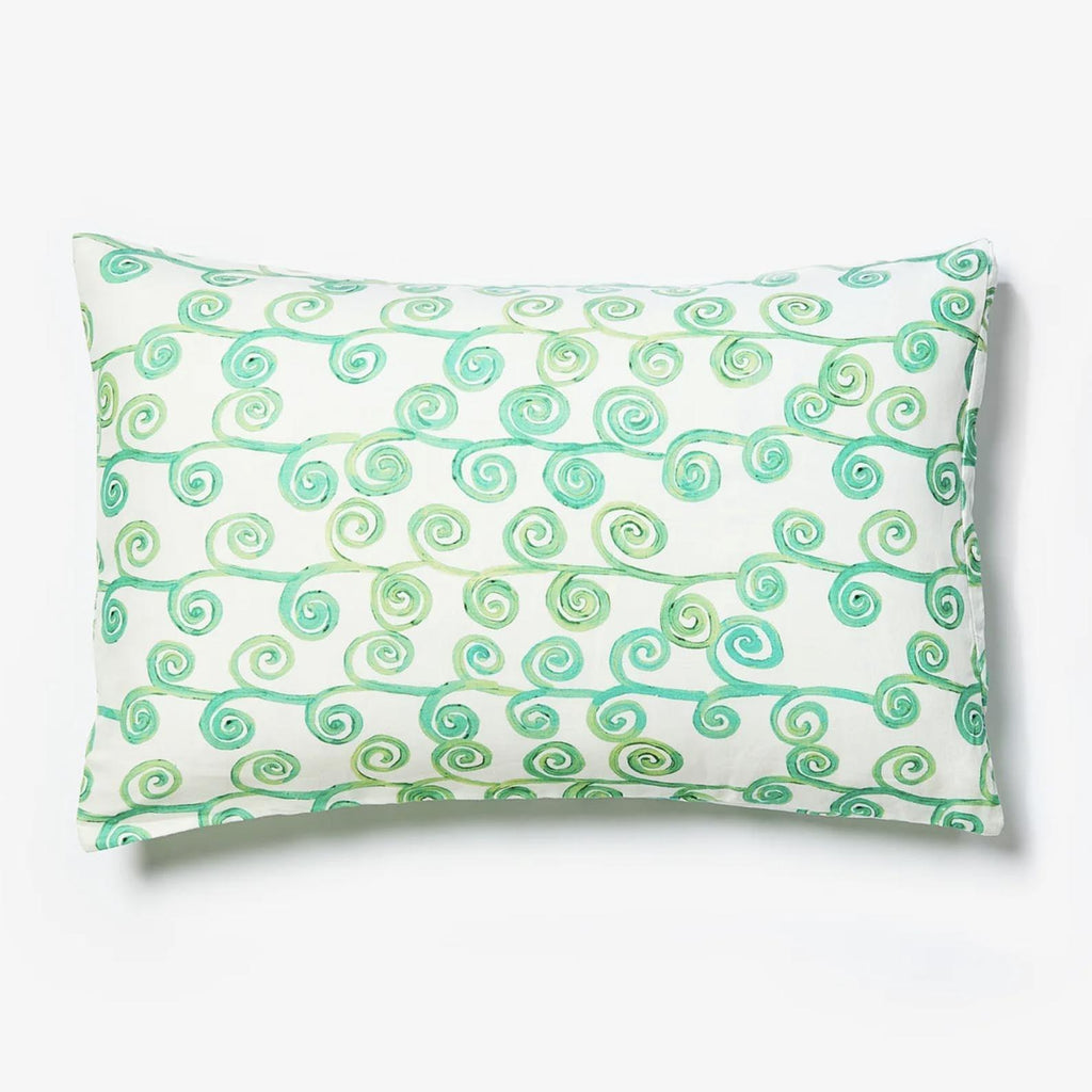 Loop Green Standard Pillowcases | Set of 2 - Rose St Trading Co