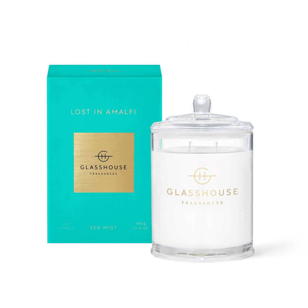 Glasshouse Fragrance  Lost in Amalfi Coast 380g Candle available at Rose St Trading Co