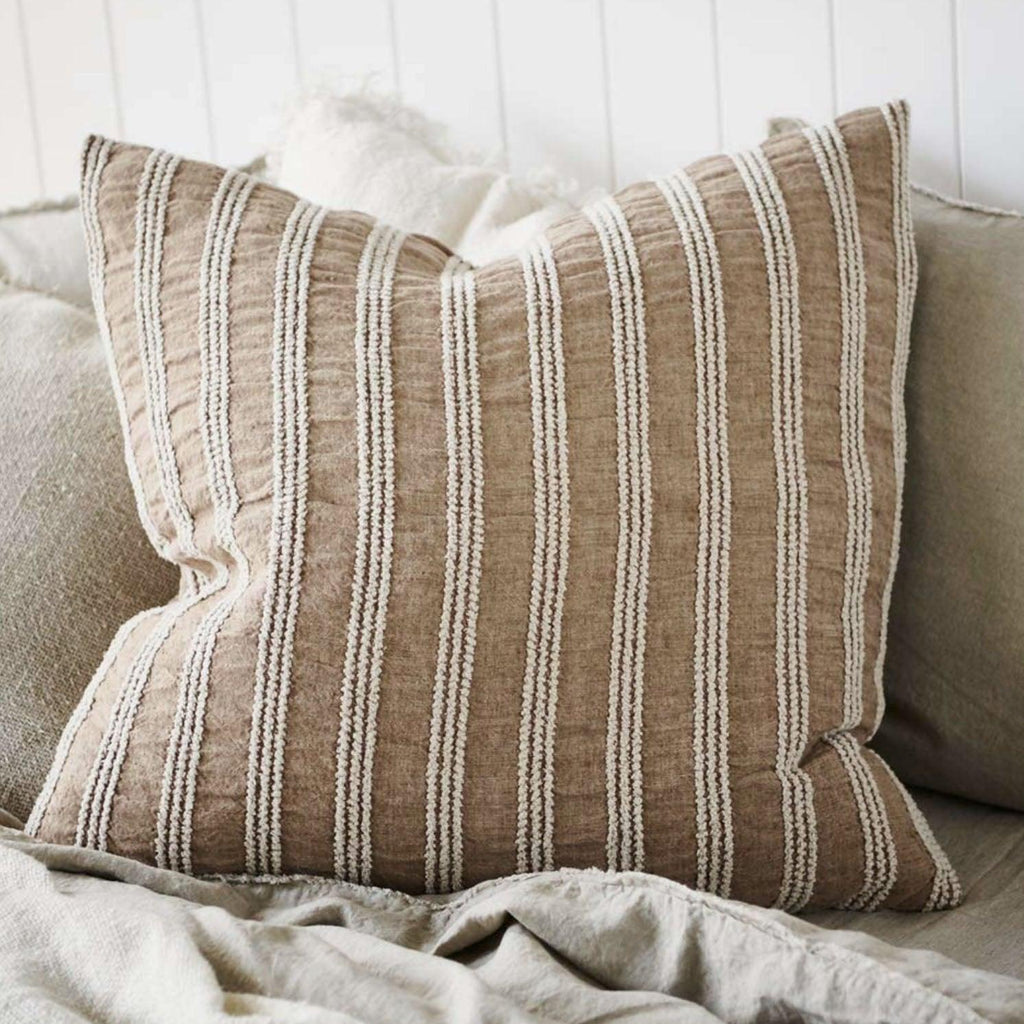 Eadie Lifestyle  Low Tide Linen Cushion | Antique Rose available at Rose St Trading Co