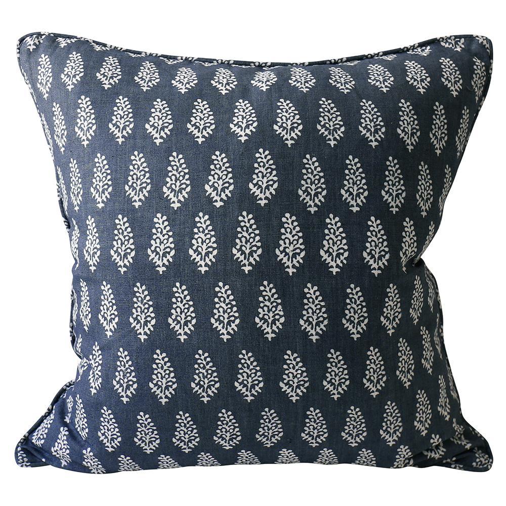 Walter G  Lucknow Harbour Linen Cushion -55 x 55cm available at Rose St Trading Co