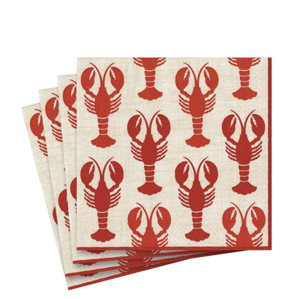 Lunch Napkins | Coastal Lobsters - Rose St Trading Co