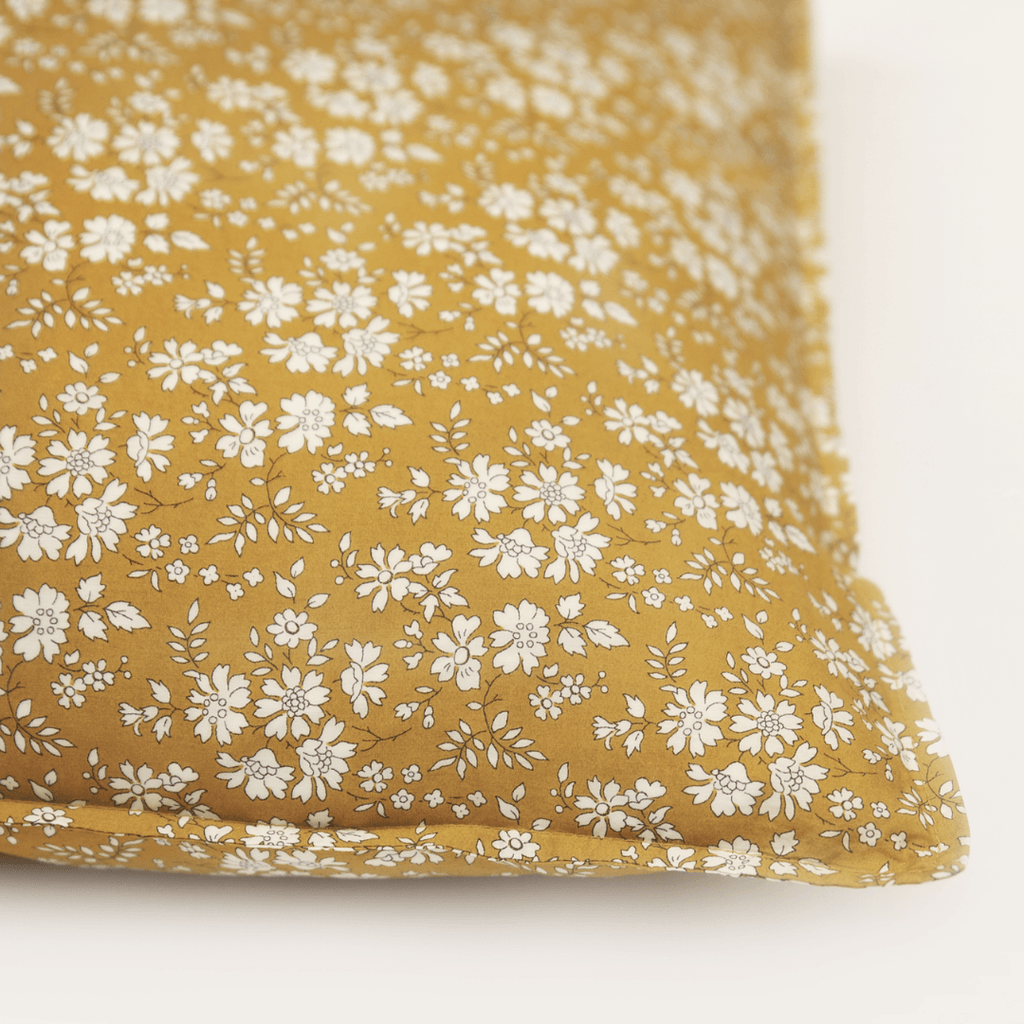 RSTC  Luxe Pillowcase | Capel Mustard available at Rose St Trading Co