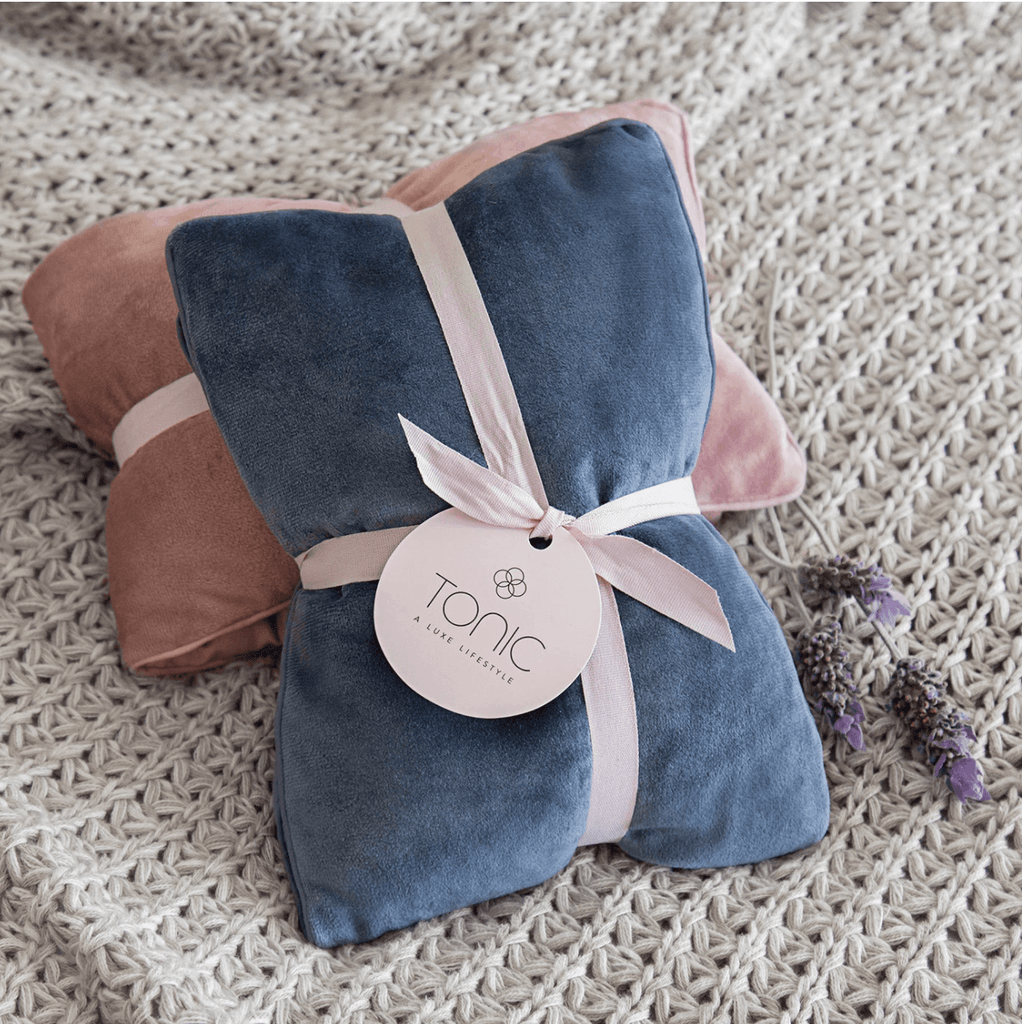 Tonic  Luxe Velvet Heat Pillow | Storm available at Rose St Trading Co