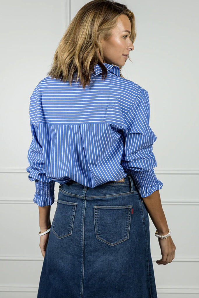 RSTC  Madison Skirt | Denim available at Rose St Trading Co