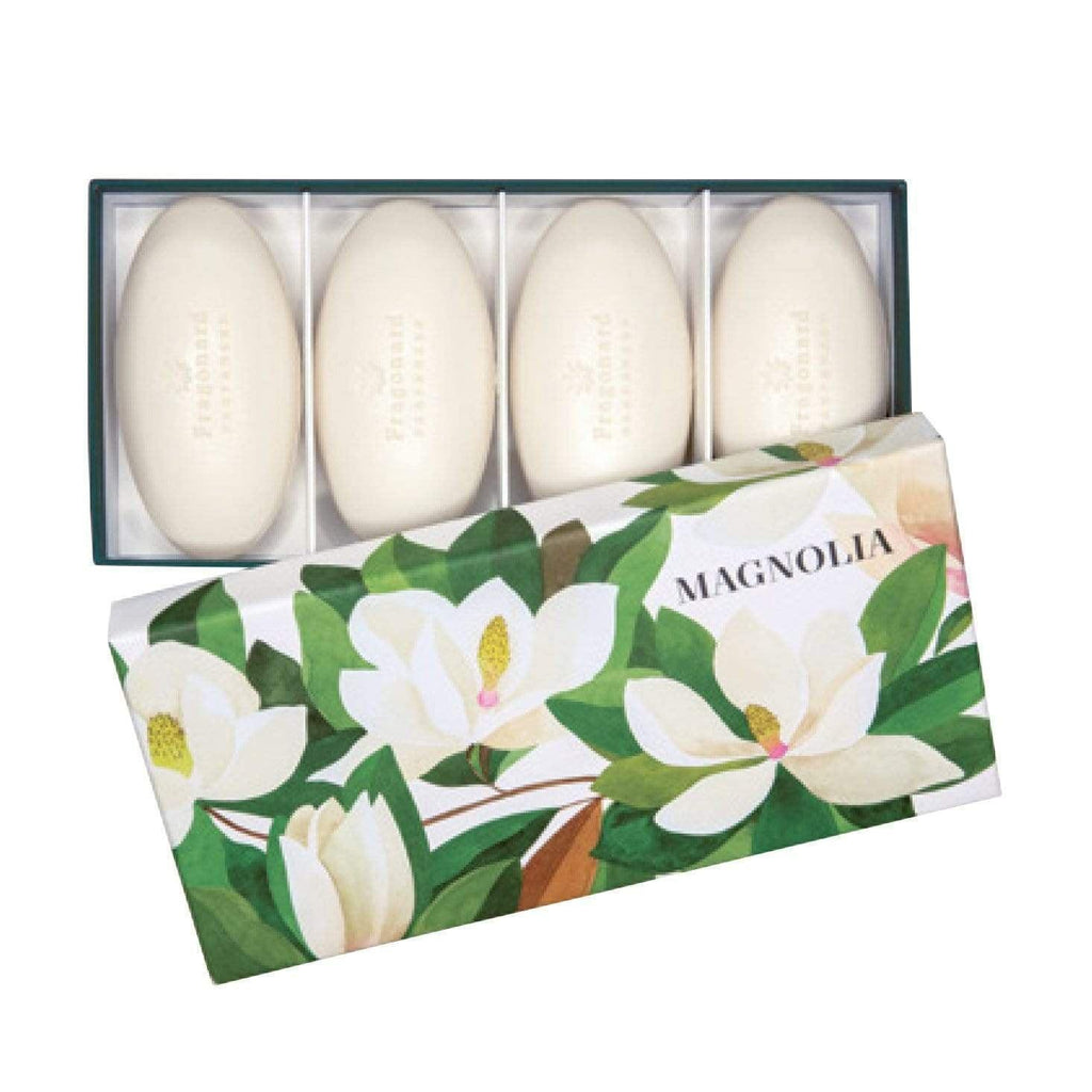 Fragonard  Magnolia Gift Box Soap 4 x 50gm available at Rose St Trading Co