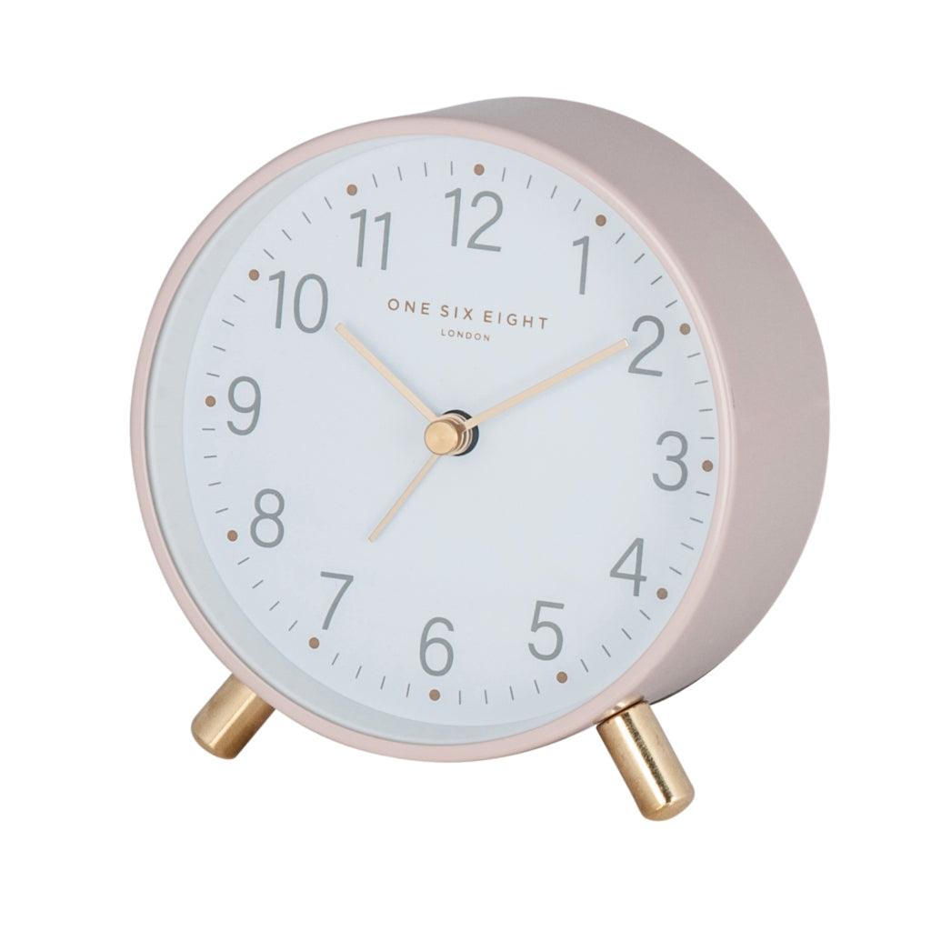 One Six Eight London  Maisie Blush Alarm Clock available at Rose St Trading Co