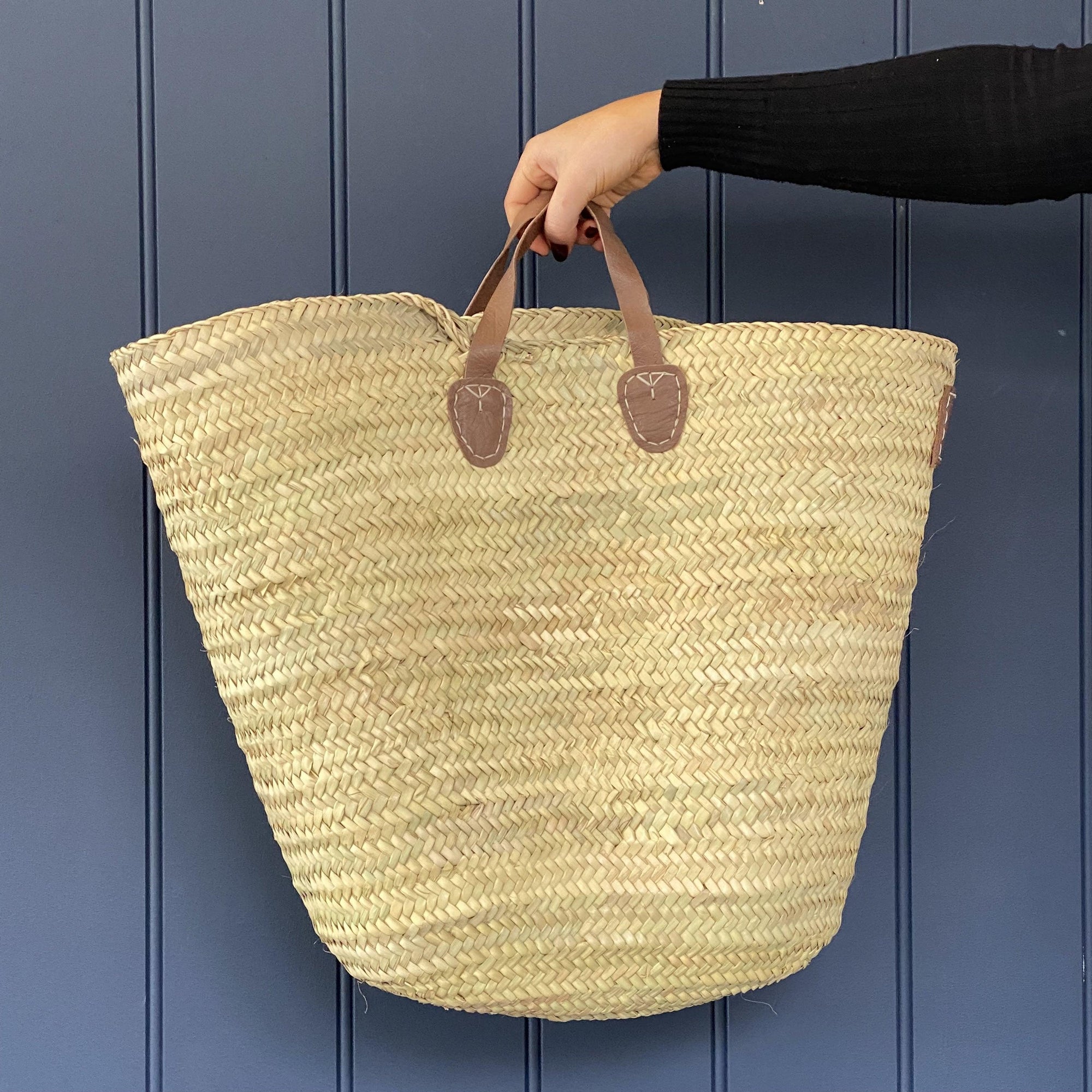 Market Basket Co  Market Basket | Leather Handles available at Rose St Trading Co