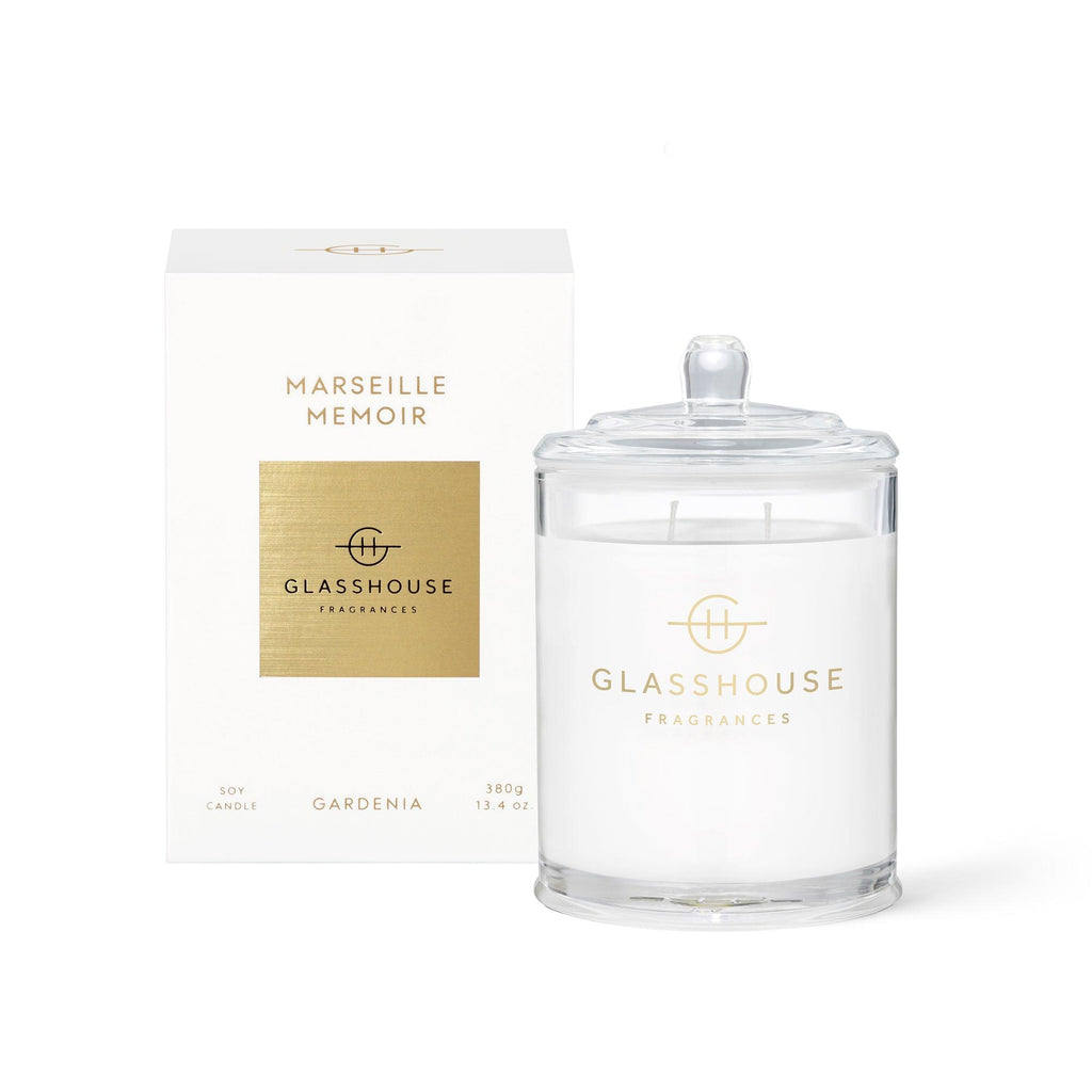Glasshouse Fragrance  Marseille Memoir 380g Candle available at Rose St Trading Co