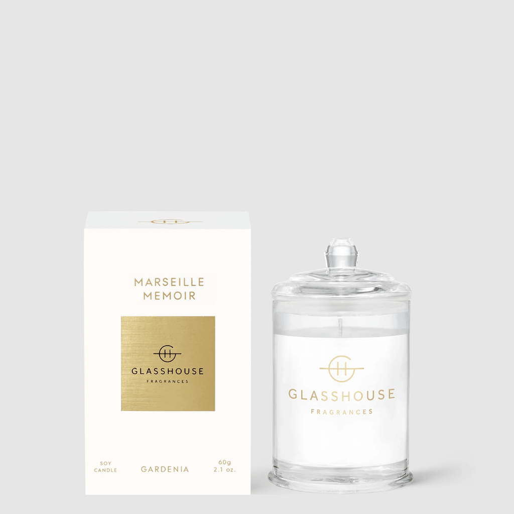 Glasshouse Fragrance  Marseille Memoir 60g Candle available at Rose St Trading Co