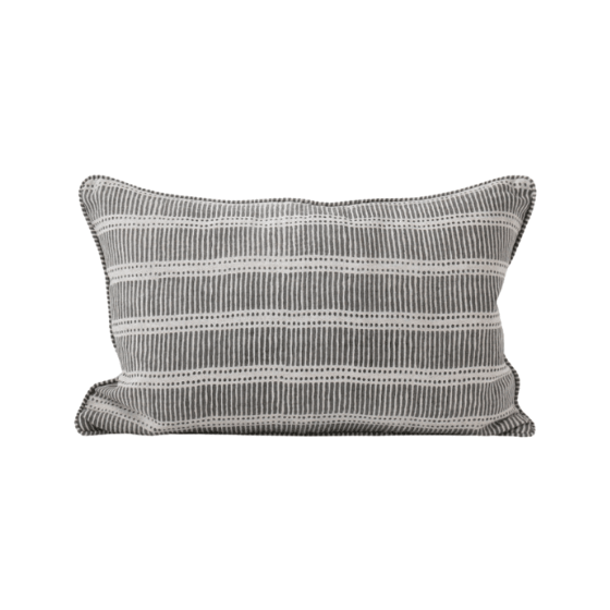 Walter G  Matches Mud Linen Cushion | 35 x 55cm available at Rose St Trading Co