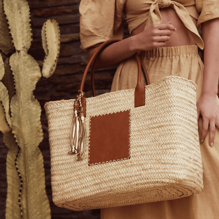 Lanamara  Maxi Grazia Basket Bag available at Rose St Trading Co