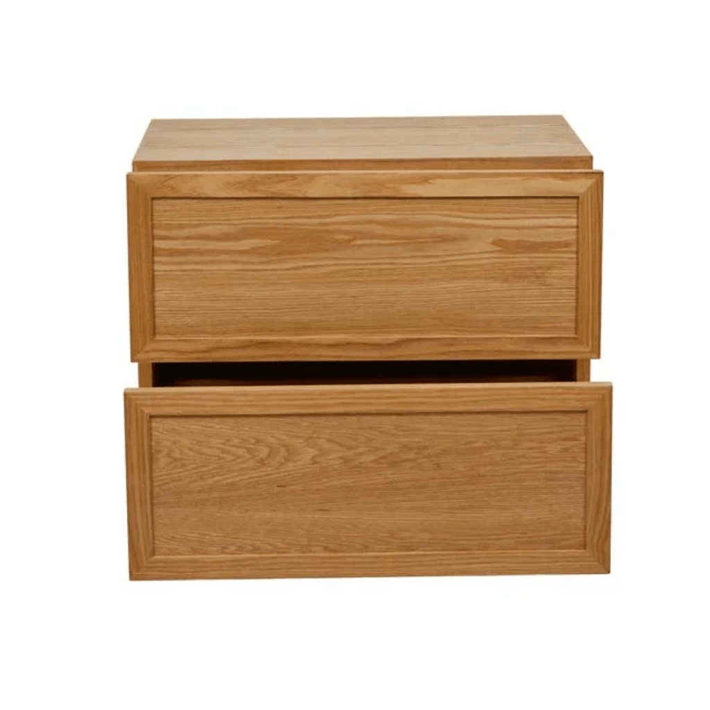 Globe West  Maxwell Modern Bedside | Nat/Ash available at Rose St Trading Co