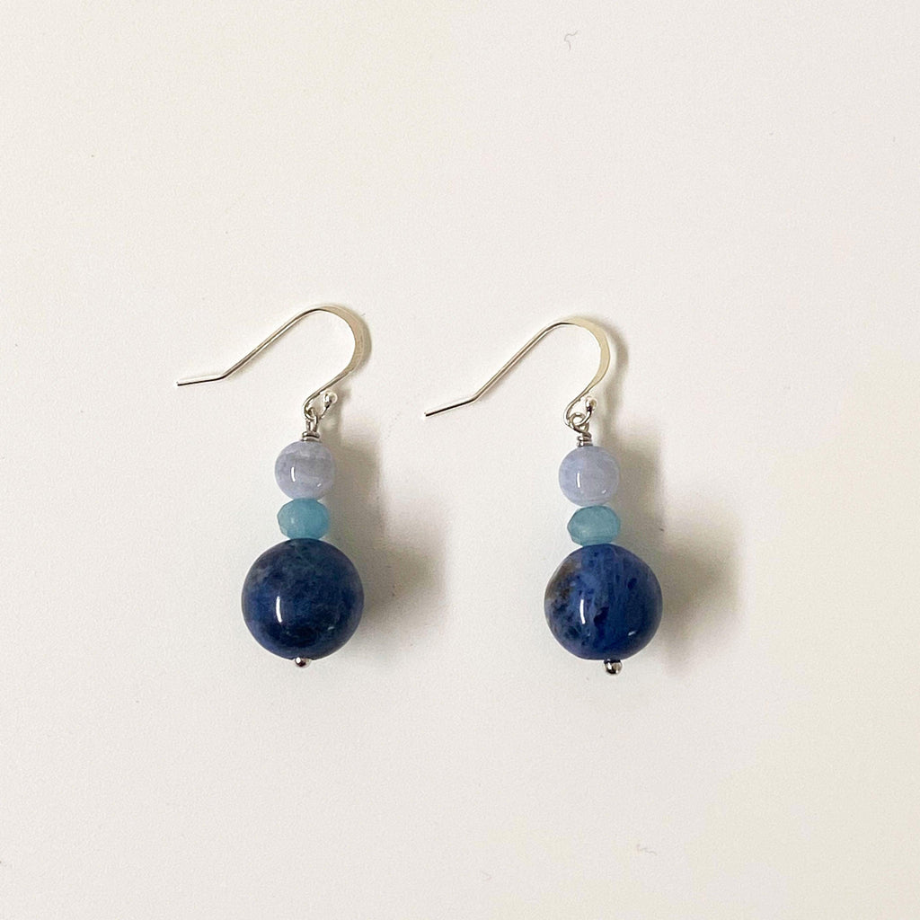 RSTC  Melissa Earring | Sodalite available at Rose St Trading Co