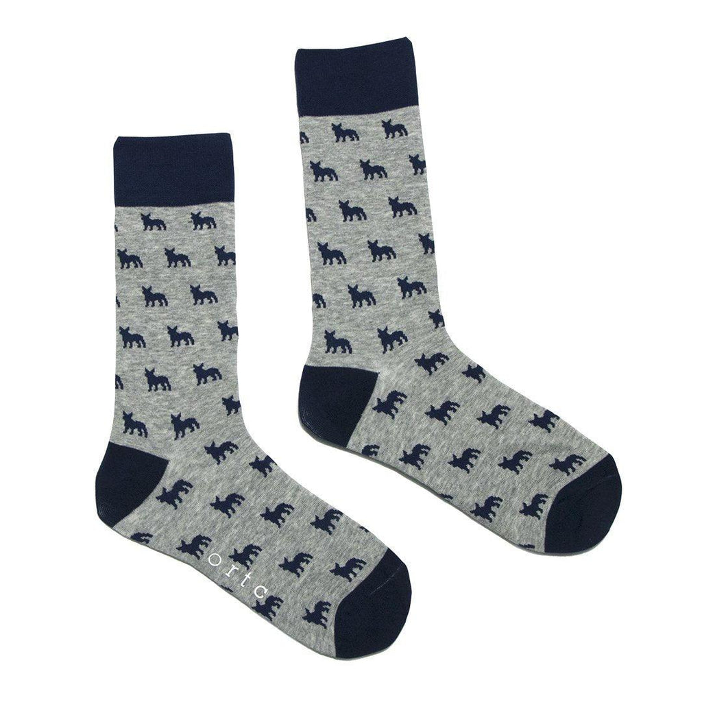 ORTC Man  Mens Socks | Grey Frenchies available at Rose St Trading Co