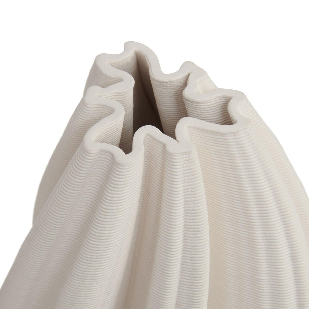 P.S. Home and Living  Mila White Vase | 17cm available at Rose St Trading Co