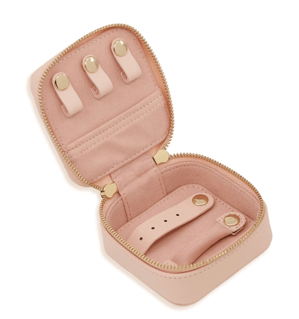 By Charlotte  Mini Blush Jewellery Case available at Rose St Trading Co