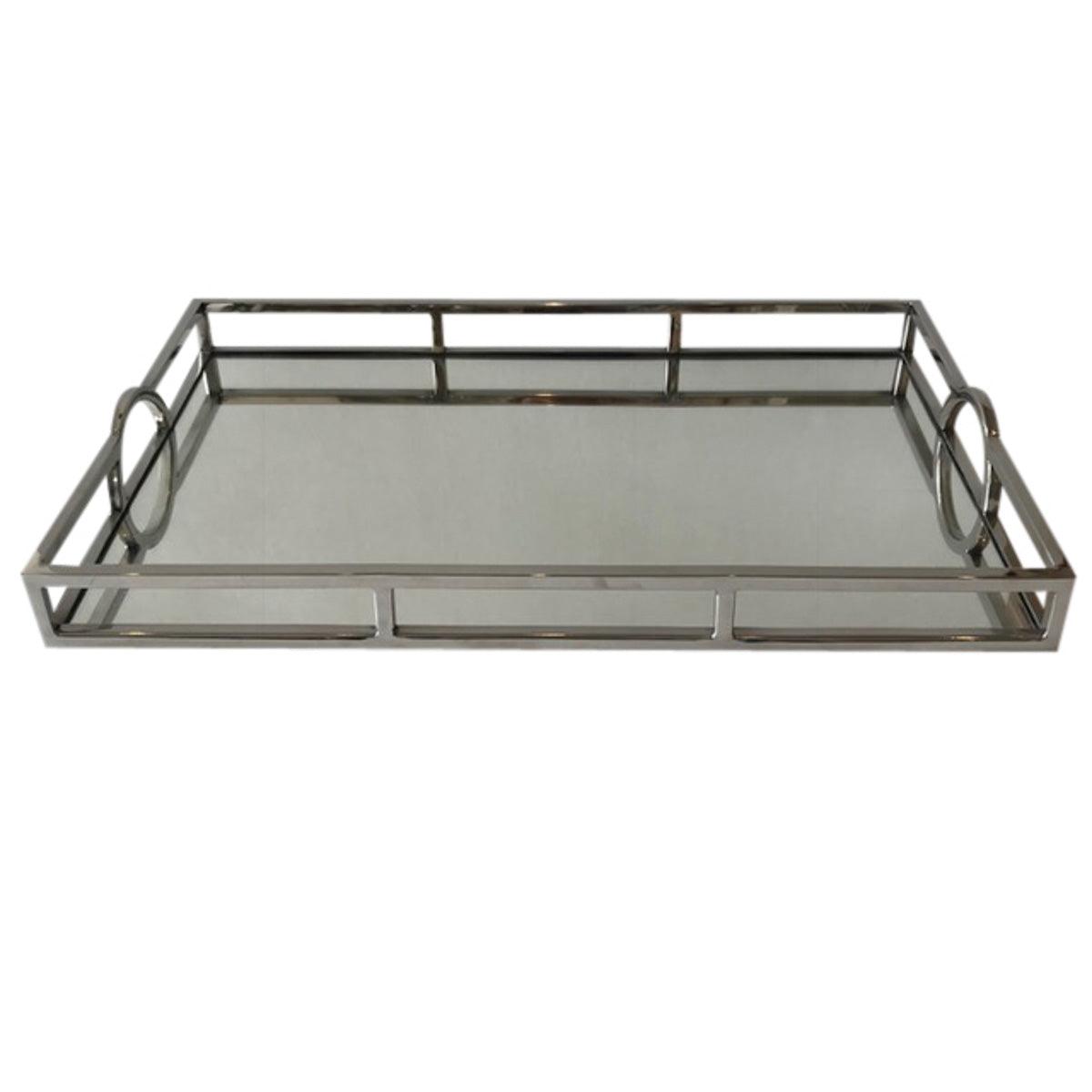 Shop Mirrored Rectangular Silver Tray - Large by Flair – Rose St Trading Co