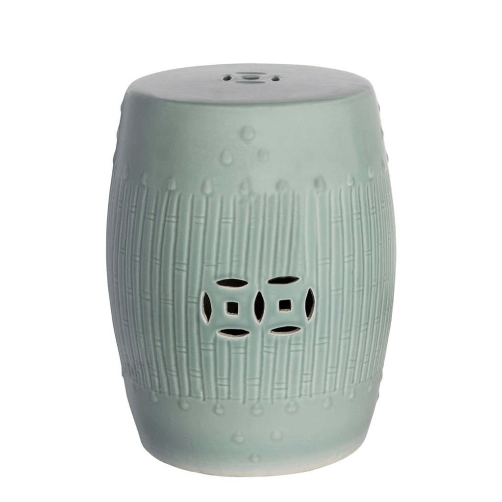 RSTC  Mist Porcelain Stool available at Rose St Trading Co