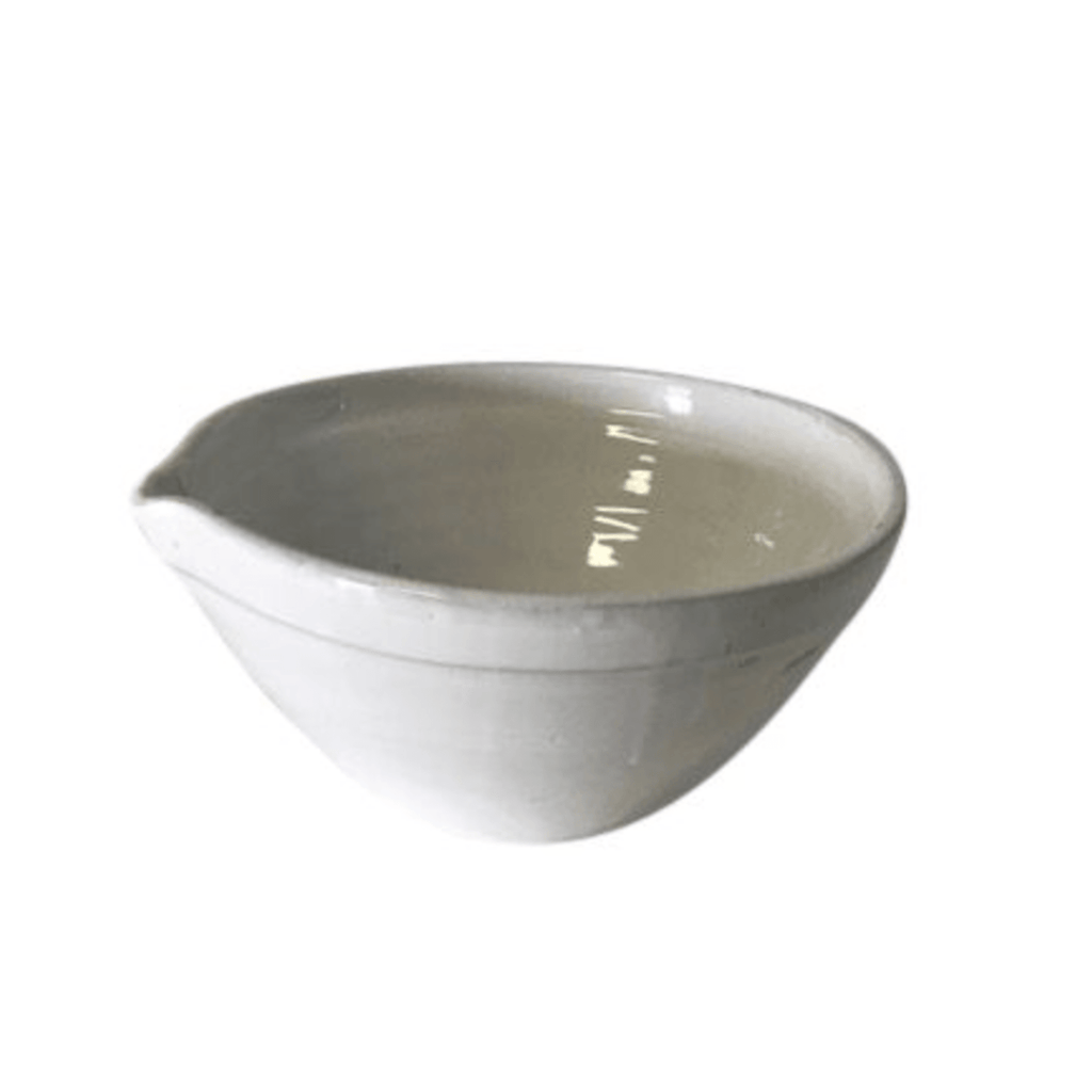 Mixing Bowl Small | White - Rose St Trading Co