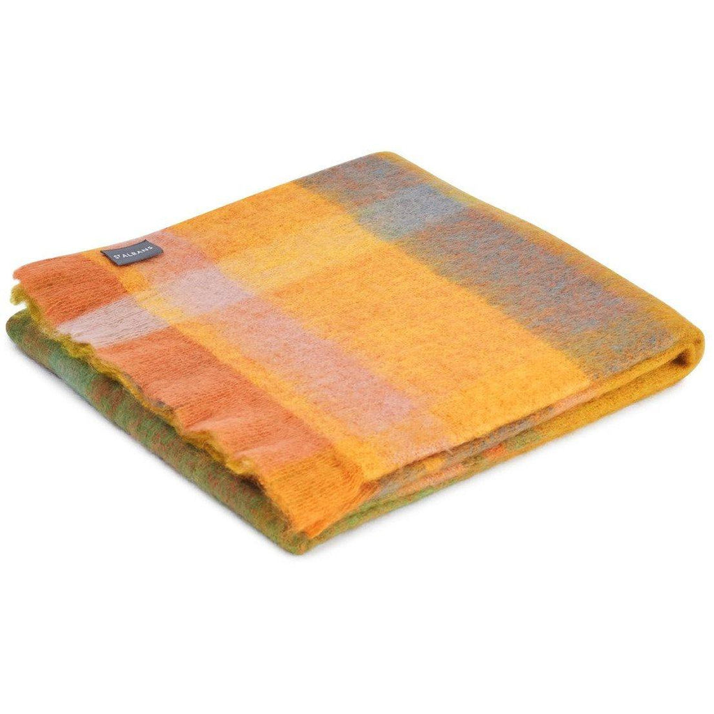 St Albans  Mohair Marigold Rug available at Rose St Trading Co