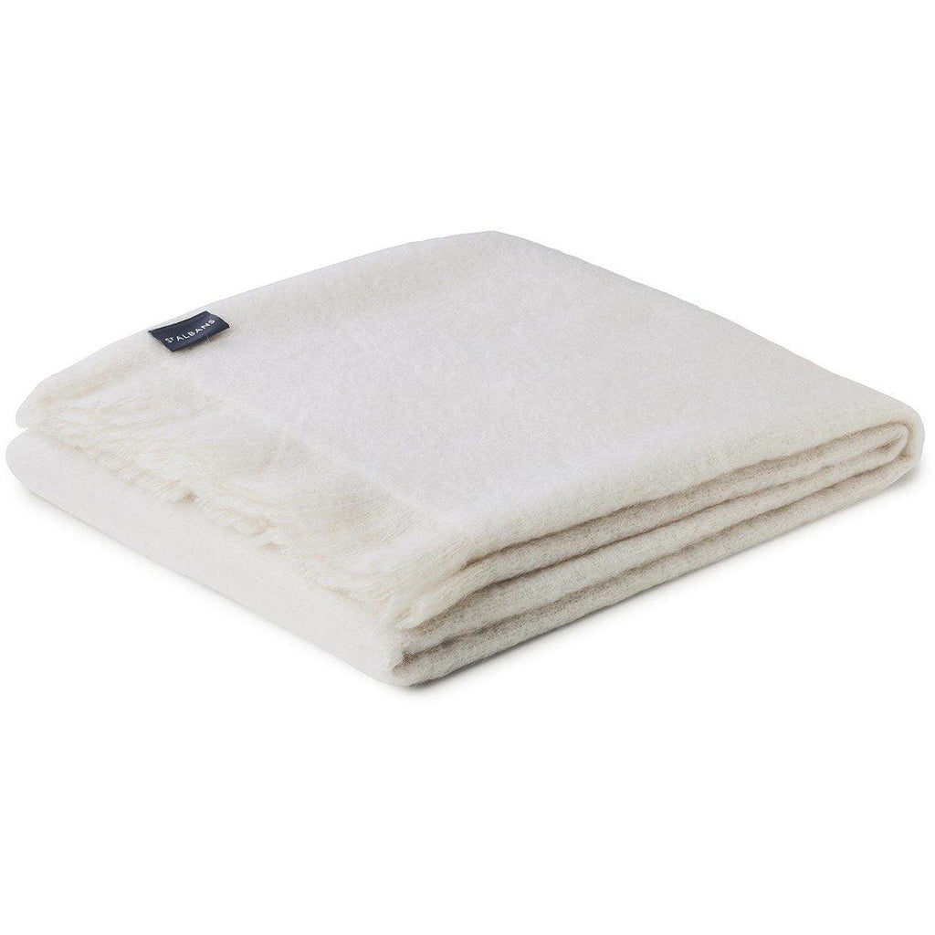 St Albans  Mohair Powder Throw available at Rose St Trading Co