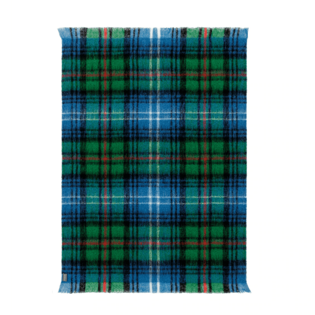 St Albans  Mohair Throw | Ancient Urquhart available at Rose St Trading Co