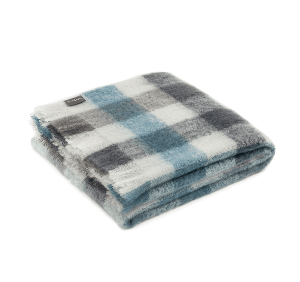 St Albans  Mohair Throw | Aspen available at Rose St Trading Co