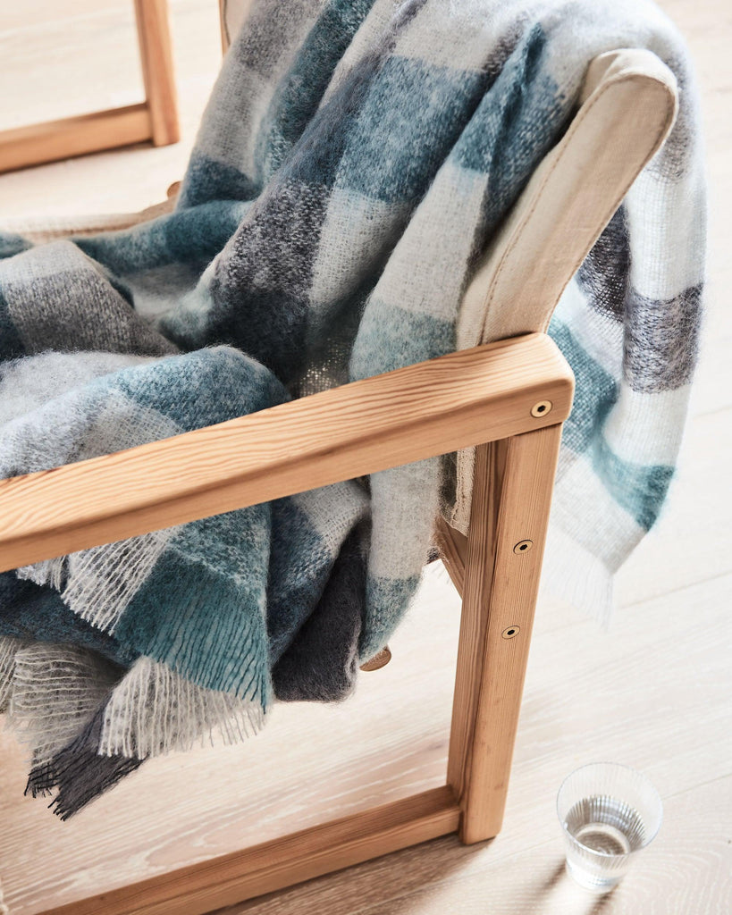 St Albans  Mohair Throw | Aspen available at Rose St Trading Co